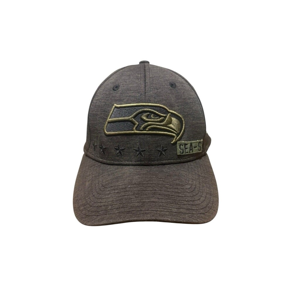 New Era 39THIRTY NFL Seattle Seahawks Salute To Service Hat M/L